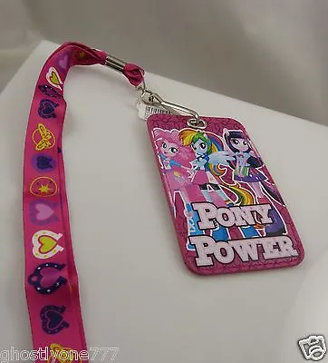 Id Card Holder Lanyard My Little Pony Pinks Ponies Power • $11.99
