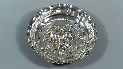 Antique  925 Sterling Silver Miniature Dish Dolls House 1909 • £9.99