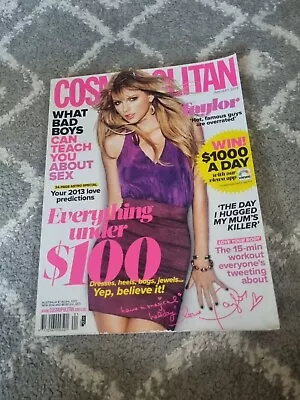 Cosmopolitan Magazine January 2013-Taylor Swift  • $30