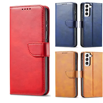 Phone Cover For Samsung Note 20 10 J6 J4 J7 J5 Solid Color Leather Wallet Case • $13.96