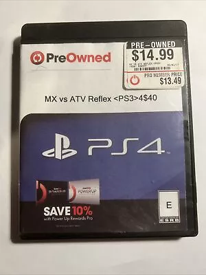 MX Vs ATV Reflex (Sony PlayStation 3) PS3 TESTED • $10.95