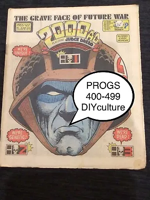 2000AD — Comic/Prog 400-499 - Judge Dredd - Price/ship Discounts With Quantity • $5