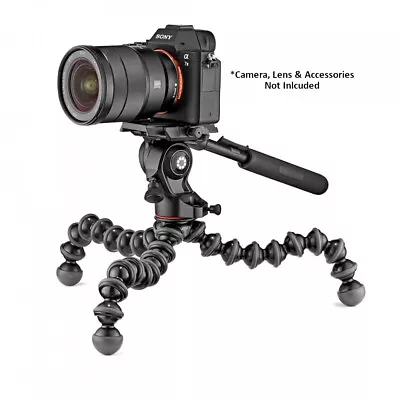 JOBY GorillaPod 3K Video Pro Flexible Tripod & Fluid Solid Video Head - JB01562 • $205.85