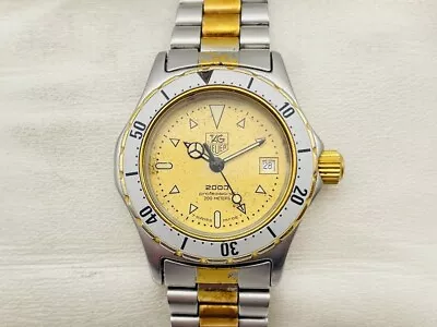 TAG HEUER 2000 Series 974.008 Quartz Working For Woman Watch Used • $17.88