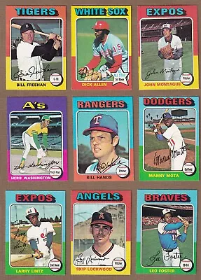 1975 Topps MINIS Baseball (397-528) * You Pick * Conditions Listed • $3.50