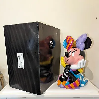 Disney By Britto: Minnie Mouse Large Statue (4057041) Kept In Box With Packaging • $295