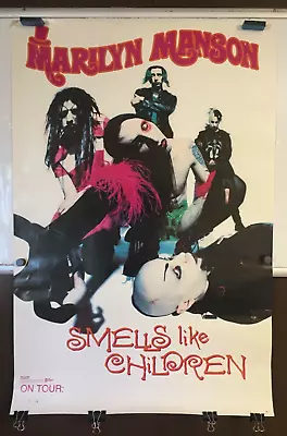 Marilyn Manson Vintage Poster Smells Like Children 1995 Promo Poster • $150