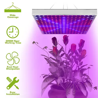 1000W LED Grow Light Panel Full Spectrum Grow Lamp For Indoor Plant Veg Flower • $26.99