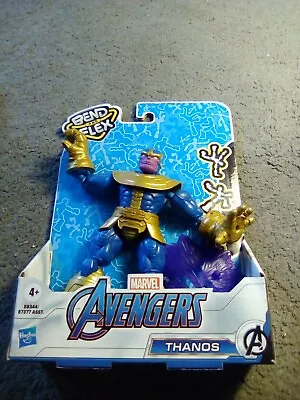 Avengers Marvel Bend And Flex Action Figure Toy 6-Inch Flexible Thanos Figure  • £10