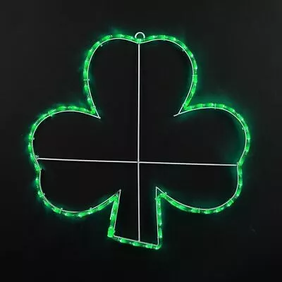 $52.45 • Buy Novelty Lights 24  Green LED Shamrock Rope Light Sculpture, St. Patrick’s Day