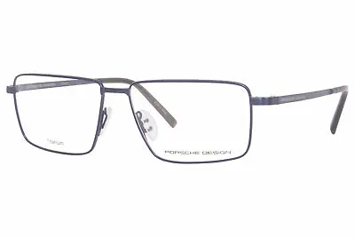 $89.95 • Buy Porsche Design P8305-D Eyeglasses Frame Men's Blue Full Rim Rectangular 56mm