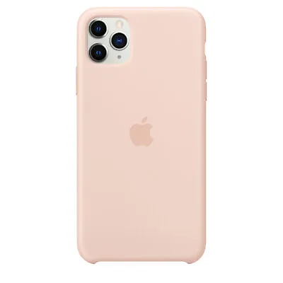 Genuine Apple IPhone 11 Pro Max Silicone Case Pink Sand • $12