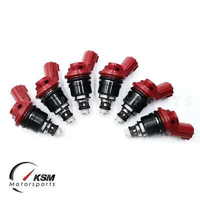 6 X 1000cc Side Feed Fuel Injectors RR544 For Nissan Fairlady Z32 300ZX VG30DETT • $256.50
