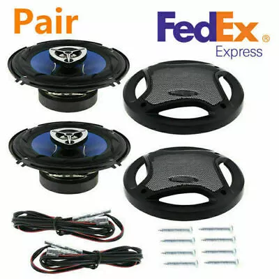 2Pcs 6.5  500W HiFi Car Door Audio Music Stereo Full Range Frequency Speakers • $46.66