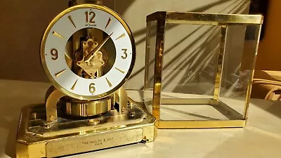 Jaeger‑LeCoultre Atmos Brass Glass Mantel Clock (not Running ... ) • $256
