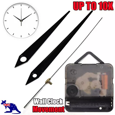 DIY Silent Quartz Movement Wall Clock Motor Mechanism Long Spindle Repair Kit AU • $29.90