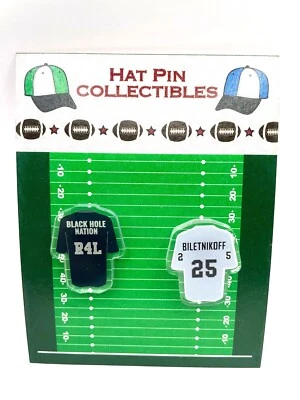 $11.20 • Buy Lass Vegas Raiders Fred Biletnikoff Jersey Lapel Pins-Classic R4L Collectables-2