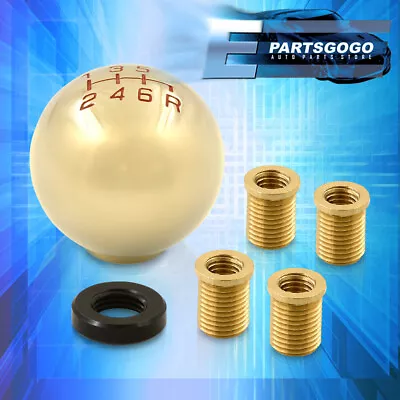 For Audi M8 M10 M12 Kit Adapter Kit 6-Speed Ball Shift Knob Time Attack 24K Gold • $11.99