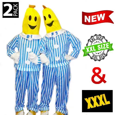 2 PACK Bananas In Pyjamas Mens Womens Halloween Party Costume B1 B2 Plus Sizes • $85.95