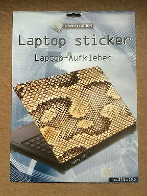 Laptop Cover Skin Sticker - Snakeskin - 27.5 X 36.6cm • £2.95