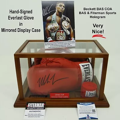 Mike Tyson Heavy Weight Boxing Champ Autographed Glove In Display Case W/BAS COA • $274.95