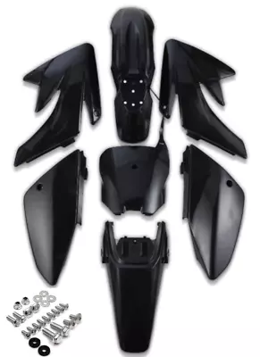 BLACK Plastic Fairing Fender FULL Body Kit For 125cc TAOTAO DB17 DIRT PIT BIKE • $64.95