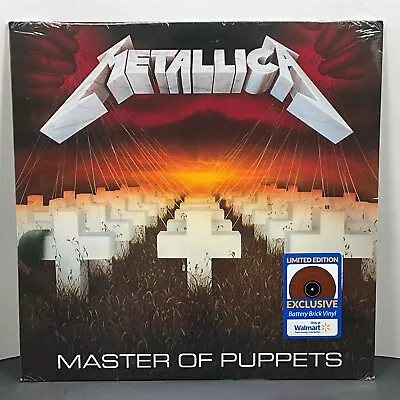 Metallica - Master Of Puppets - Battery Brick Red Colored Vinyl LP NEW/ SEALED!! • $23.99