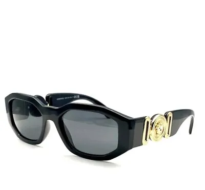 Versace VE4361 Sunglasses 53mm Unisex Sunglasses -  Black • $55