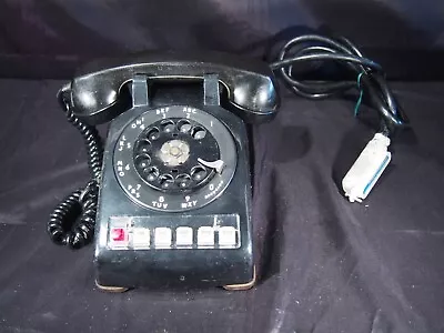 Vintage 1959 Western Electric Black 5 Multi-line Dial Telephone 564HD Connector • $45.95