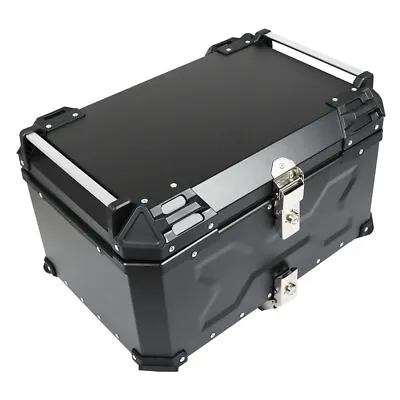 Aluminum Trunk 65L Motorcycle Top Case Waterproof Luggage Storage Tour Tail Box • $150.82