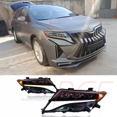 For Toyota Venza 2009-2013 Projector DRL Animation Lamps LED Headlight Upgrade • $707.78