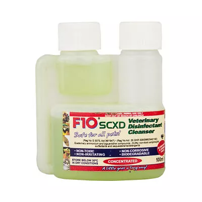 F10 SCXD Veterinary Disinfectant/Cleanser 100ml • £14.99