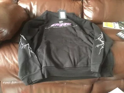 Blood Brother Supercharged Lightening Speed  Car Hoodie Large BNWT Black £ 15 • £15