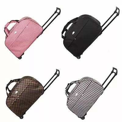 Waterproof 24  Rolling Wheeled Duffle Bag Carry On Luggage Travel Suitcase Bag • $24.45