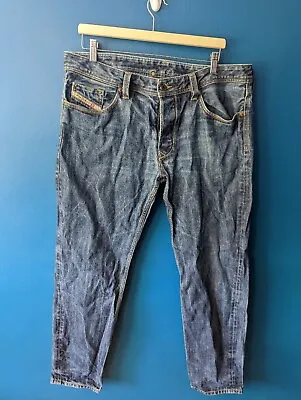 £30 • Buy Men's Diesel Larkee-T Regular Tapered Blue Jeans W36 L32 Wash 008Y9