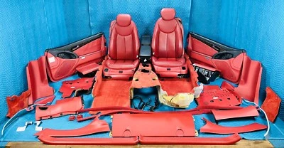 $3995 • Buy Mercedes SL500 Interior Trim, Seats, Door Panels, Carpet Red Set 2003-2006 OEM