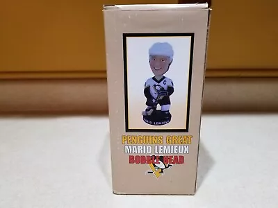 2001 Mario Lemieux Pittsburgh Penguins Bobblehead - Mint Sealed In Box • $39