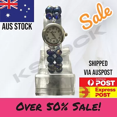 Watch Strap Wrist Quartz String Stone Watch Fashion Women Casual Women's Watch • $19.99