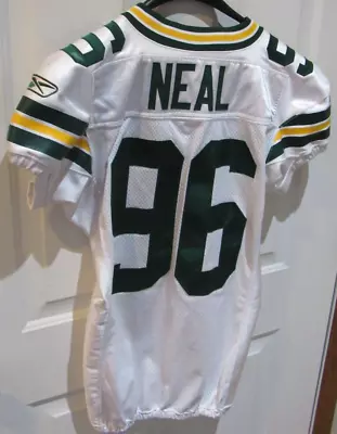 MIKE NEAL 2010 Green Bay Packers NFL Game Used Jersey Size 46 XLV Reebok Rookie • $999.99