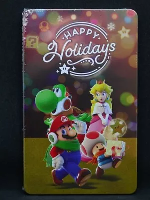 Official Nintendo Mario Steelbook Holiday Switch Case ONLY - NO GAME • $35