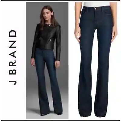 J Brand Women Kane Slim Straight Leg High Rise Indigo Jeans Size 31 • $30