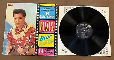 Elvis Presley Blue Hawaii LP AFL1-242 - Black Label  Victor Dog W/ Silver Text • $26.99