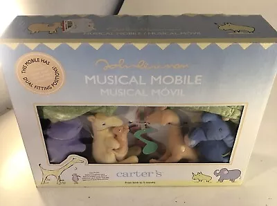 Carter's John Lennon Musical Crib Mobile IMAGINE Plush Baby Beatles NEW OPEN BOX • $49.99