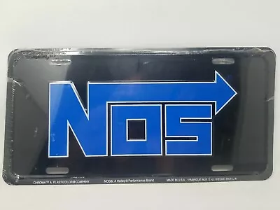 NOS Car License Plate Nitrous Oxide Systems Motorsport Car Racing Man Cave • $14.95