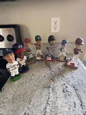 MLB Bobble Heads Lot Of 6 Sabathia Reynolds Belt Indians Twins Dbacks Damaged • $29