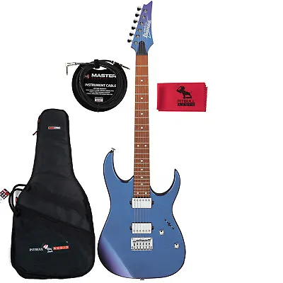 Ibanez GRG121SP RG Guitar Blue Metal Chameleon W/ Gig Bag Cable & Cloth • $314.99