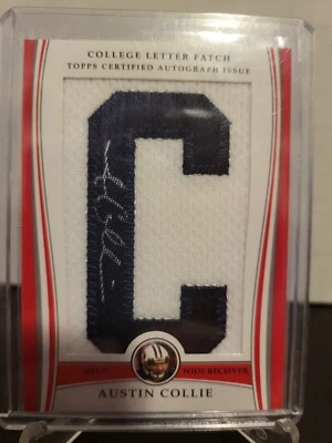 $3.99 • Buy AUSTIN COLLIE 09 Topps COLLEGE LETTER Patch Rookie AUTO SP 043/115 BYU,