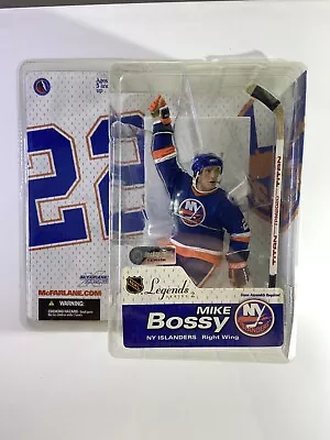 Mike Bossy Chase Blue Jersey NY Islanders NHL McFarlane Legends Series 2 Figure • $87.46