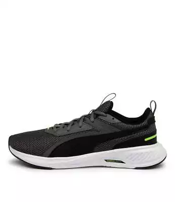 $50 • Buy New Puma Scorch Runner Blk Wht Mens Shoes Active Sneakers Active