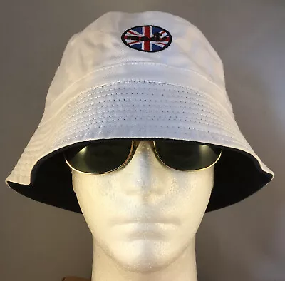 Mod Northern Soul Ktf Union Jack Mods Bucket Hat Embroidered Not Patch Jubilee • £12.95